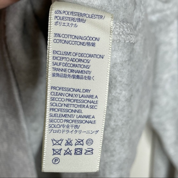 Rebecca Minkoff Grey Lace Up Sweatshirt - Picture 6 of 9